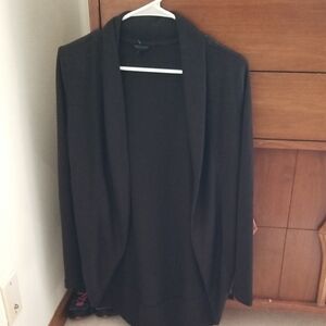 Aeropostale Black Knit Ca4digan Sweater Size XS